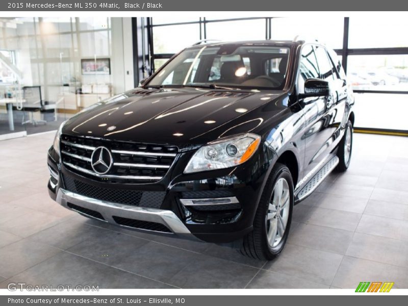 Black / Black 2015 Mercedes-Benz ML 350 4Matic