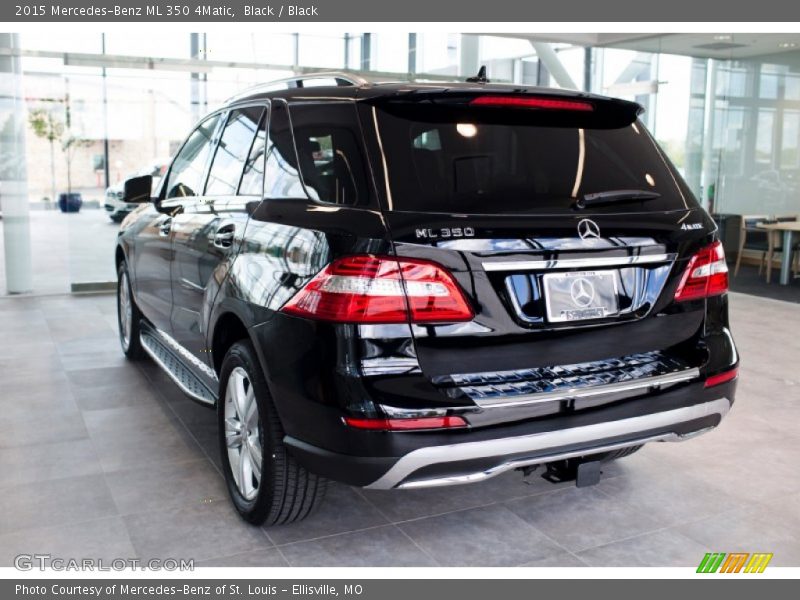 Black / Black 2015 Mercedes-Benz ML 350 4Matic