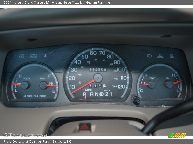 Arizona Beige Metallic / Medium Parchment 2004 Mercury Grand Marquis LS