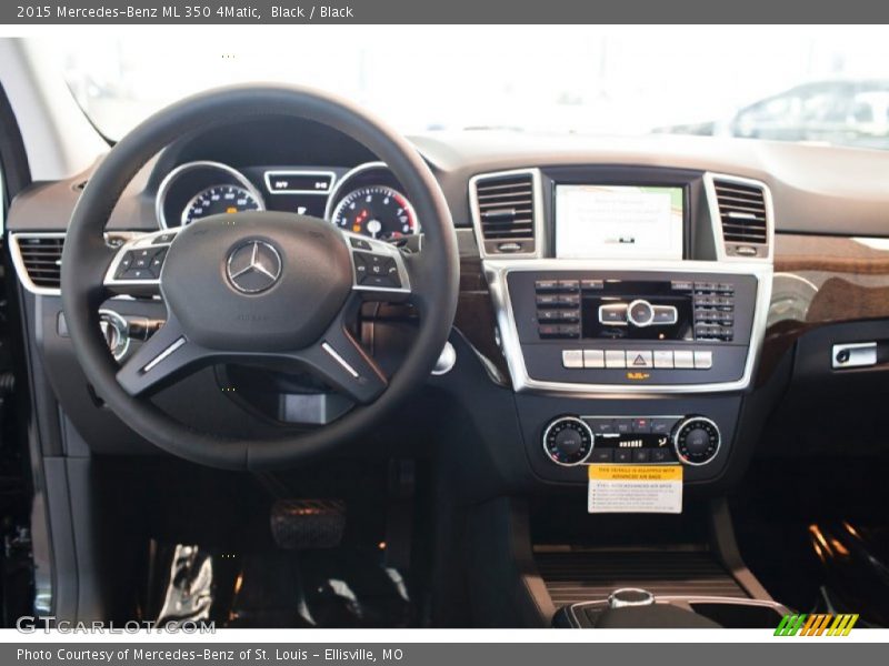 Black / Black 2015 Mercedes-Benz ML 350 4Matic