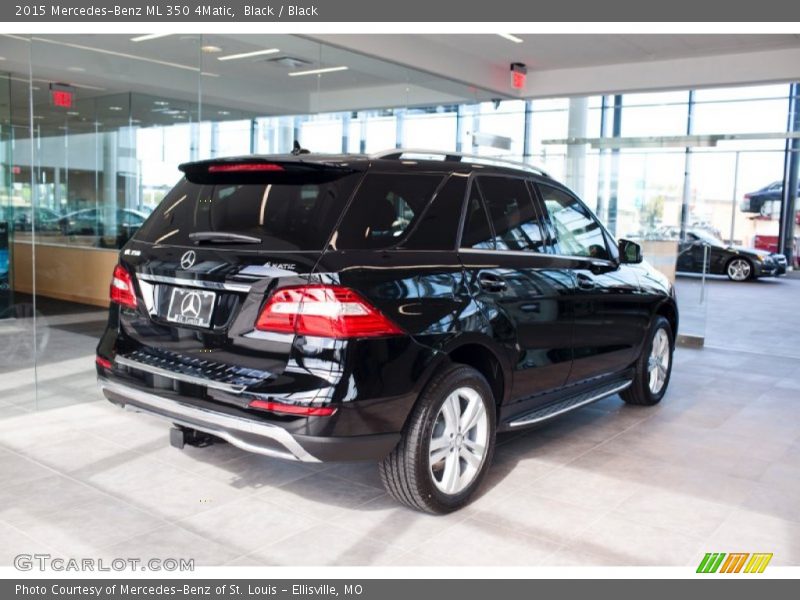 Black / Black 2015 Mercedes-Benz ML 350 4Matic
