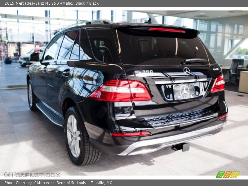 Black / Black 2015 Mercedes-Benz ML 350 4Matic