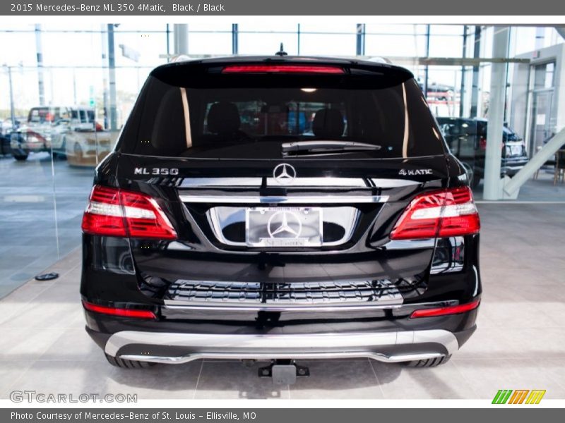 Black / Black 2015 Mercedes-Benz ML 350 4Matic