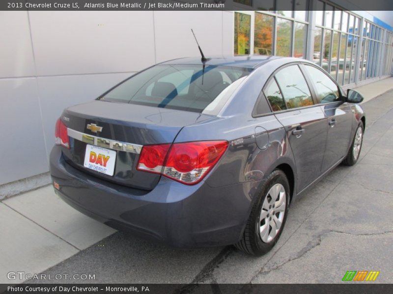 Atlantis Blue Metallic / Jet Black/Medium Titanium 2013 Chevrolet Cruze LS