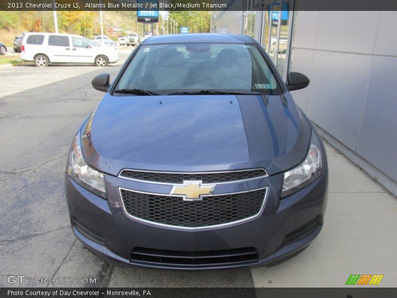 Atlantis Blue Metallic / Jet Black/Medium Titanium 2013 Chevrolet Cruze LS