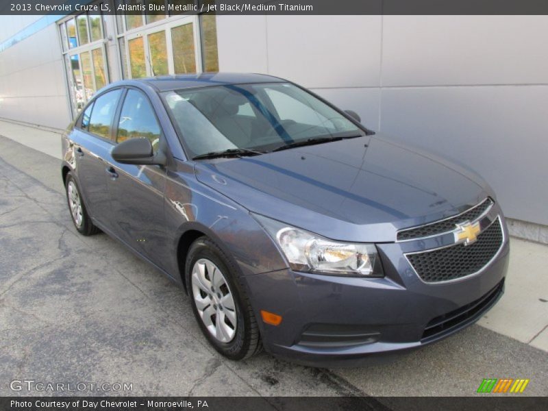 Atlantis Blue Metallic / Jet Black/Medium Titanium 2013 Chevrolet Cruze LS
