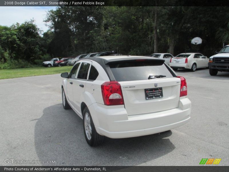 Stone White / Pastel Pebble Beige 2008 Dodge Caliber SXT