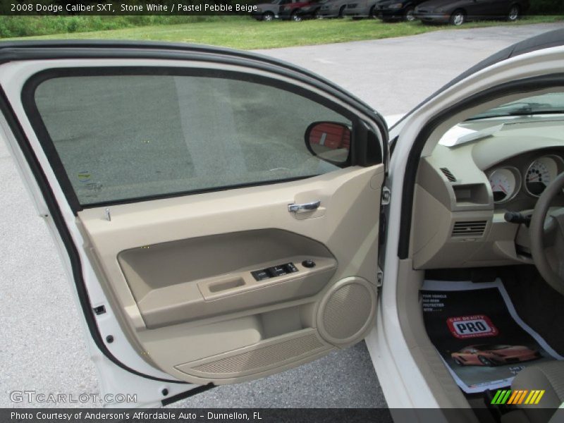 Stone White / Pastel Pebble Beige 2008 Dodge Caliber SXT