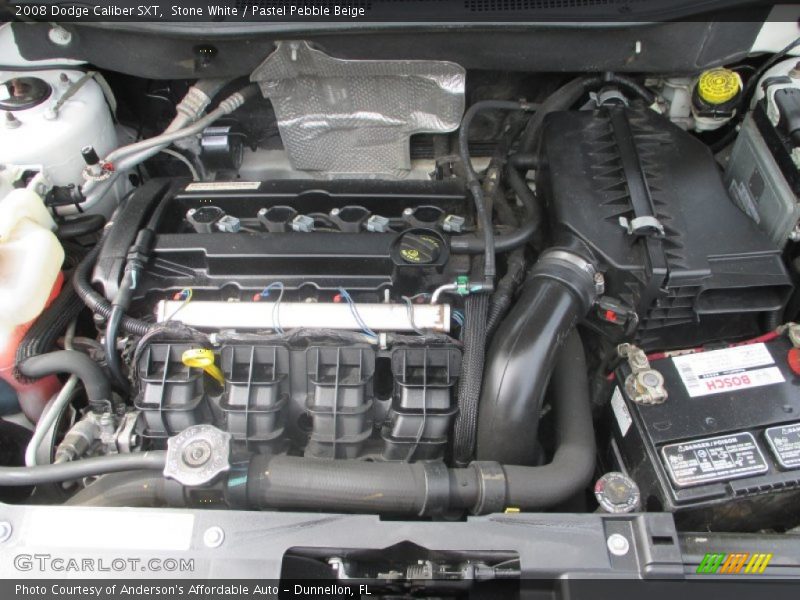 Stone White / Pastel Pebble Beige 2008 Dodge Caliber SXT