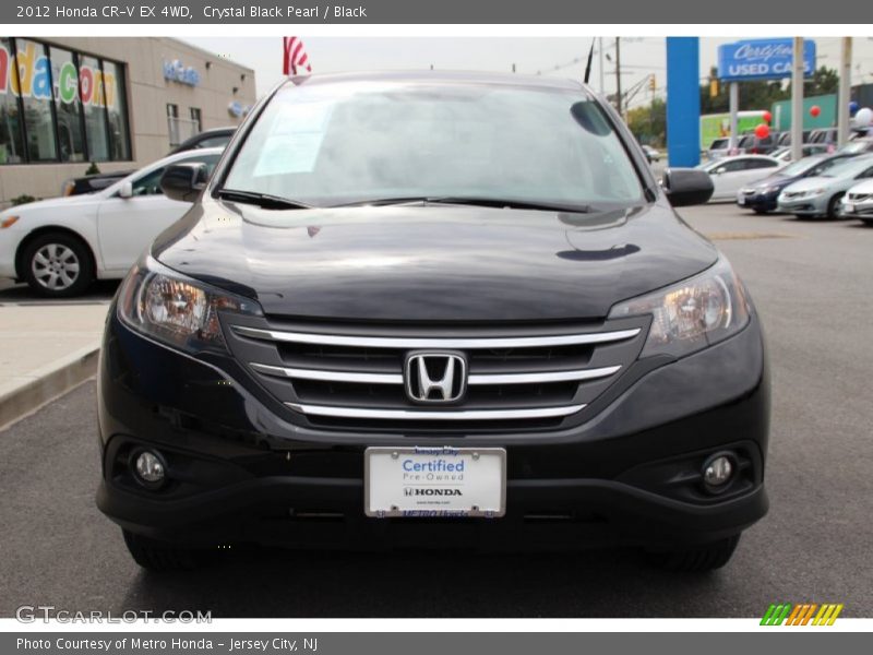 Crystal Black Pearl / Black 2012 Honda CR-V EX 4WD