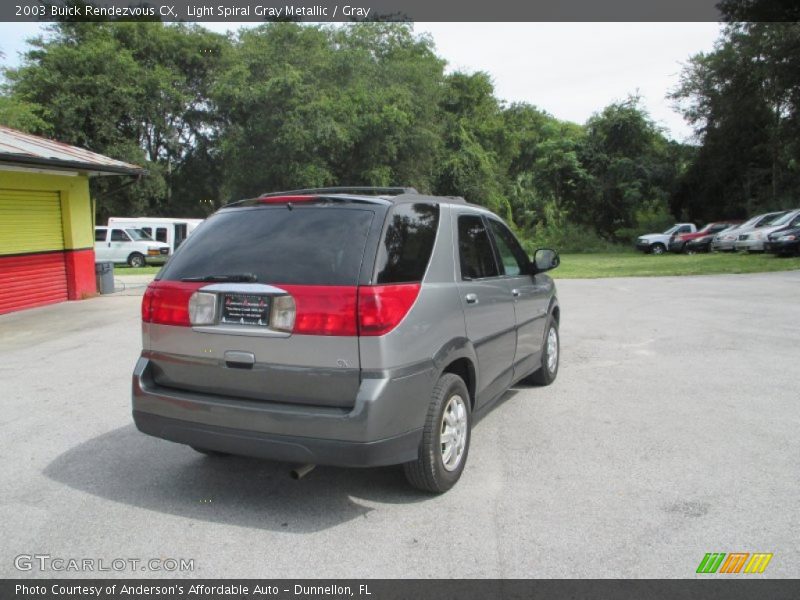 Light Spiral Gray Metallic / Gray 2003 Buick Rendezvous CX