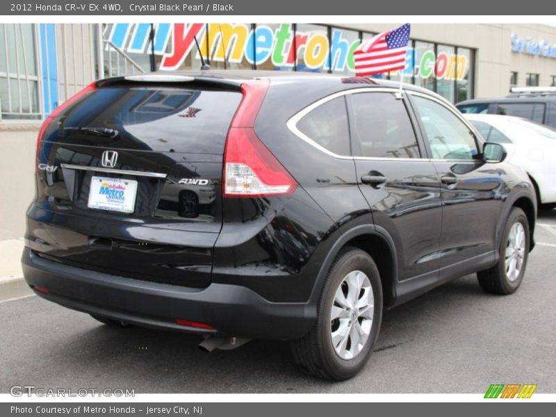 Crystal Black Pearl / Black 2012 Honda CR-V EX 4WD