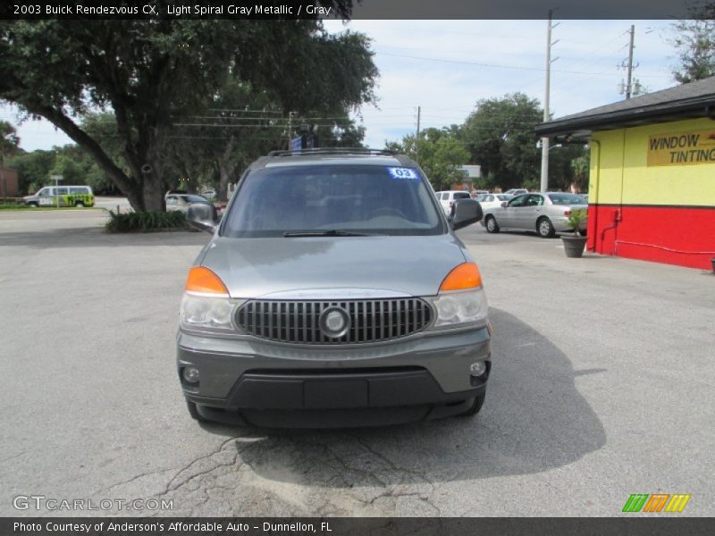 Light Spiral Gray Metallic / Gray 2003 Buick Rendezvous CX