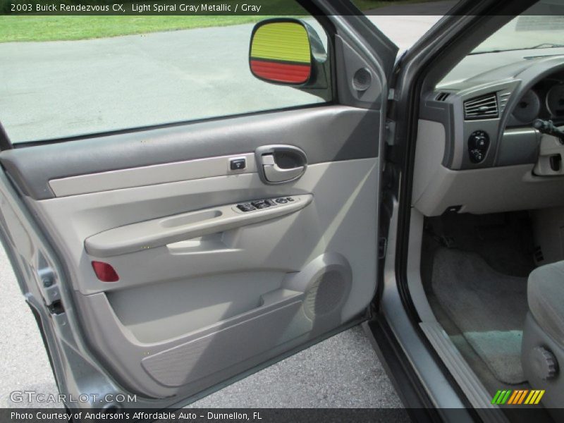Light Spiral Gray Metallic / Gray 2003 Buick Rendezvous CX