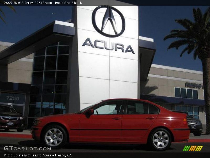 Imola Red / Black 2005 BMW 3 Series 325i Sedan