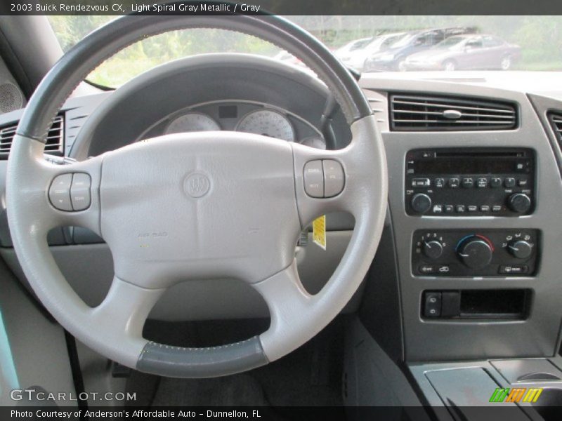 Light Spiral Gray Metallic / Gray 2003 Buick Rendezvous CX