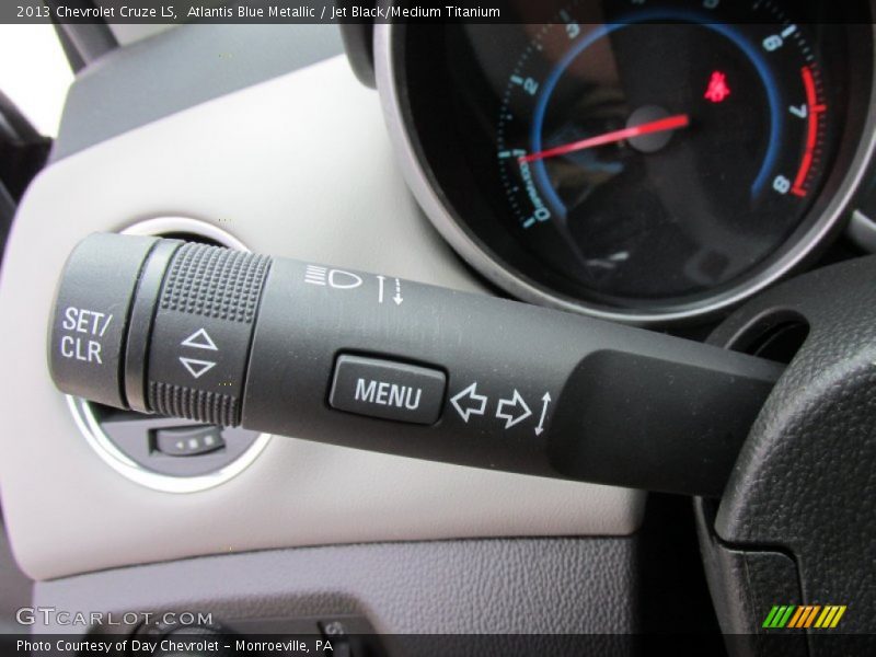 Atlantis Blue Metallic / Jet Black/Medium Titanium 2013 Chevrolet Cruze LS