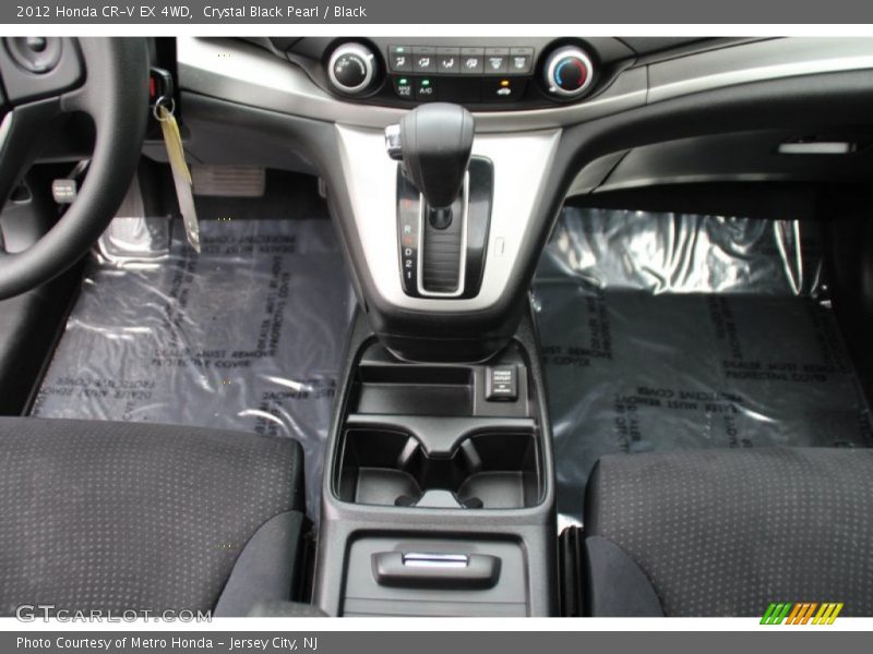Crystal Black Pearl / Black 2012 Honda CR-V EX 4WD