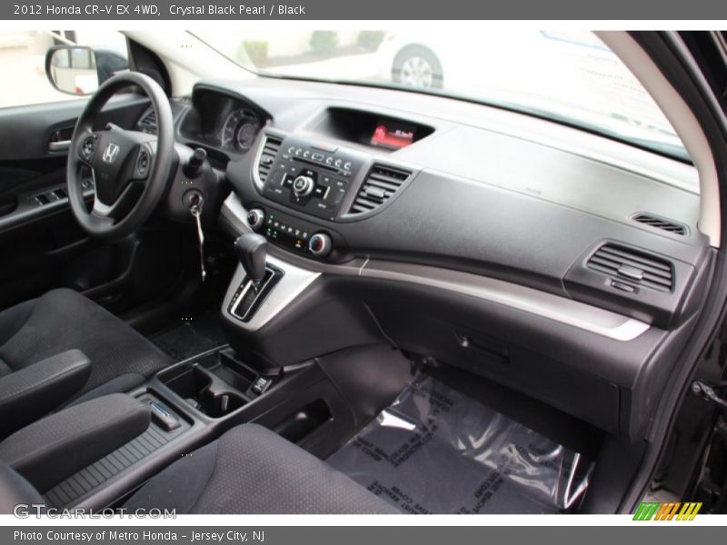 Crystal Black Pearl / Black 2012 Honda CR-V EX 4WD