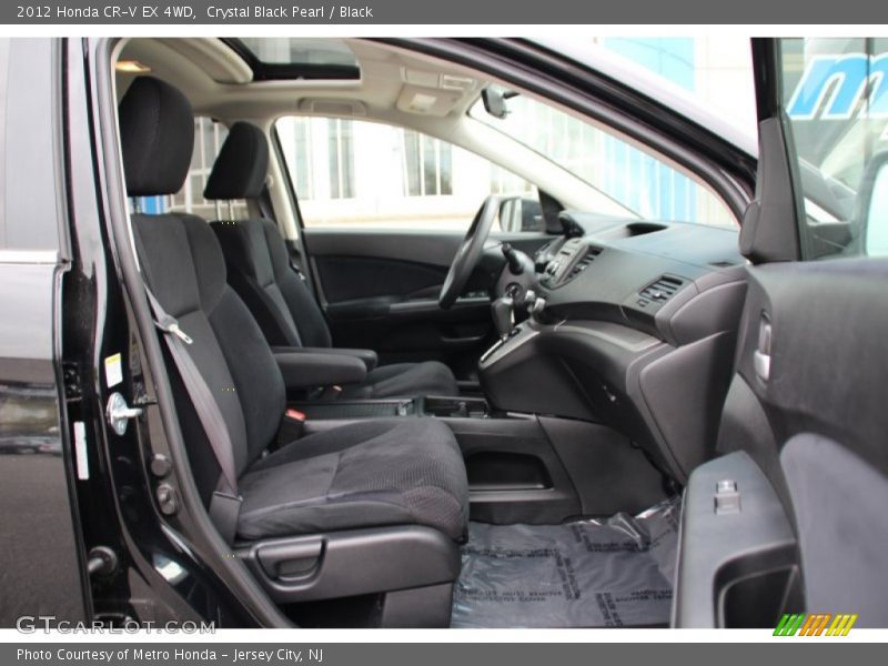 Crystal Black Pearl / Black 2012 Honda CR-V EX 4WD