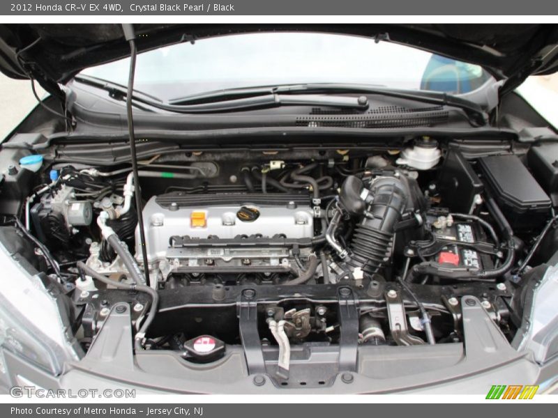 Crystal Black Pearl / Black 2012 Honda CR-V EX 4WD