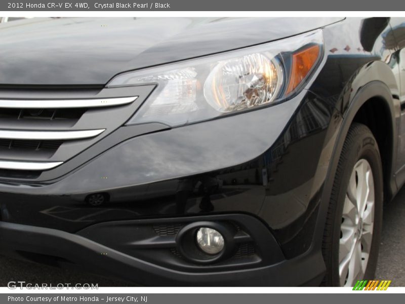 Crystal Black Pearl / Black 2012 Honda CR-V EX 4WD