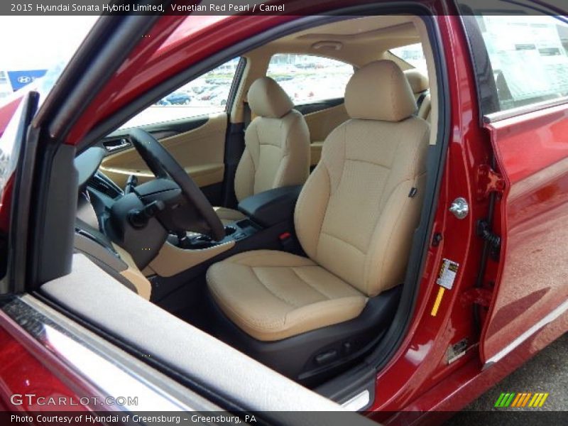 Front Seat of 2015 Sonata Hybrid Limited
