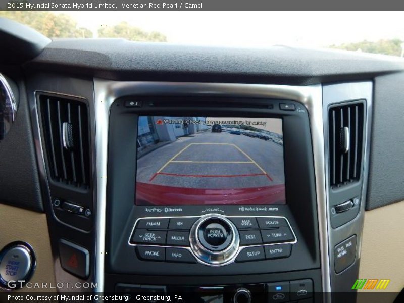 Venetian Red Pearl / Camel 2015 Hyundai Sonata Hybrid Limited