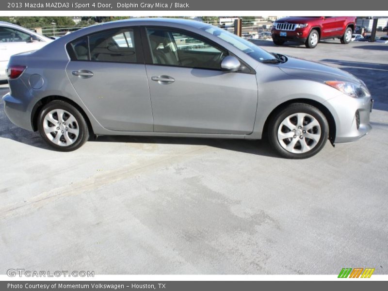 Dolphin Gray Mica / Black 2013 Mazda MAZDA3 i Sport 4 Door