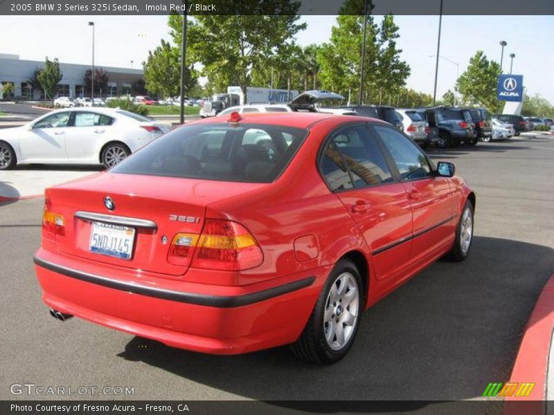 Imola Red / Black 2005 BMW 3 Series 325i Sedan