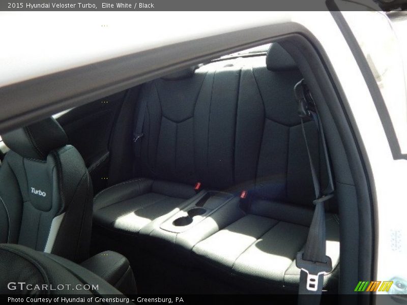 Elite White / Black 2015 Hyundai Veloster Turbo