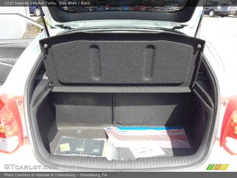 Elite White / Black 2015 Hyundai Veloster Turbo
