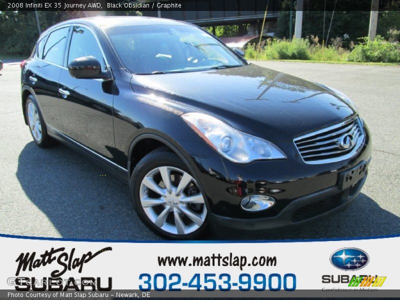 Black Obsidian / Graphite 2008 Infiniti EX 35 Journey AWD