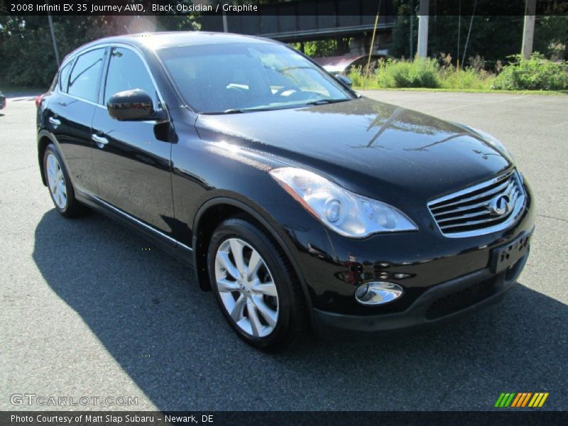 Black Obsidian / Graphite 2008 Infiniti EX 35 Journey AWD