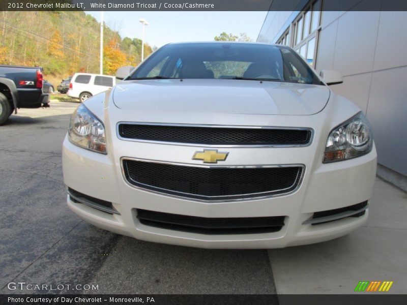 White Diamond Tricoat / Cocoa/Cashmere 2012 Chevrolet Malibu LT