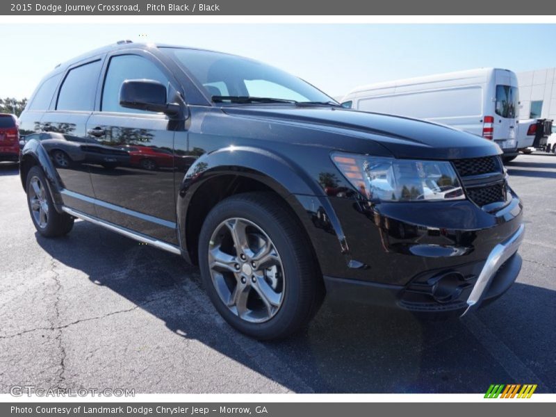 Pitch Black / Black 2015 Dodge Journey Crossroad