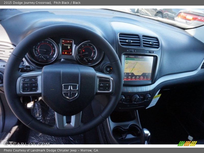 Pitch Black / Black 2015 Dodge Journey Crossroad