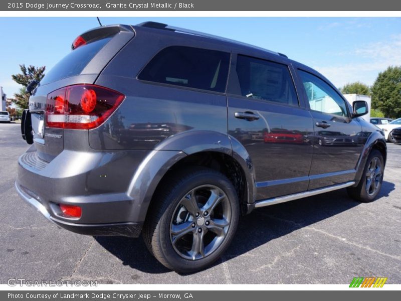 Granite Crystal Metallic / Black 2015 Dodge Journey Crossroad