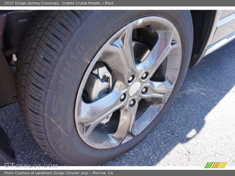 Granite Crystal Metallic / Black 2015 Dodge Journey Crossroad