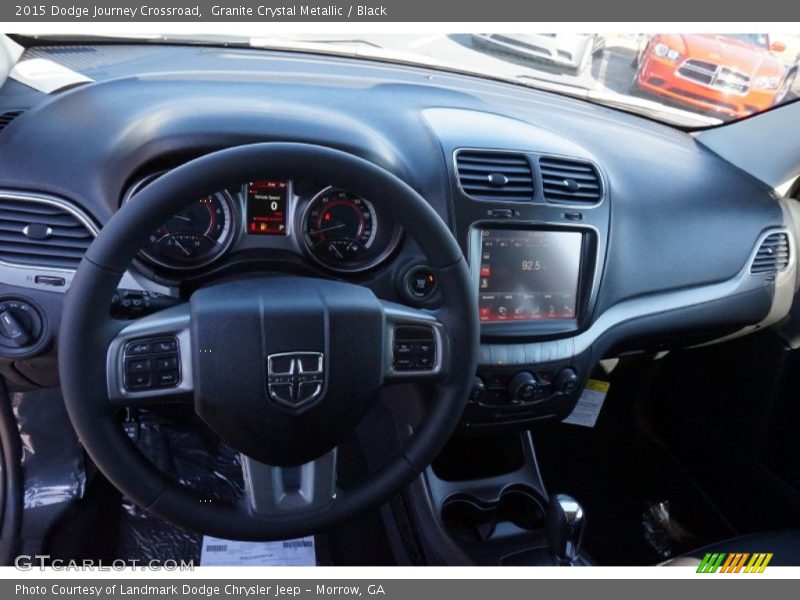 Granite Crystal Metallic / Black 2015 Dodge Journey Crossroad