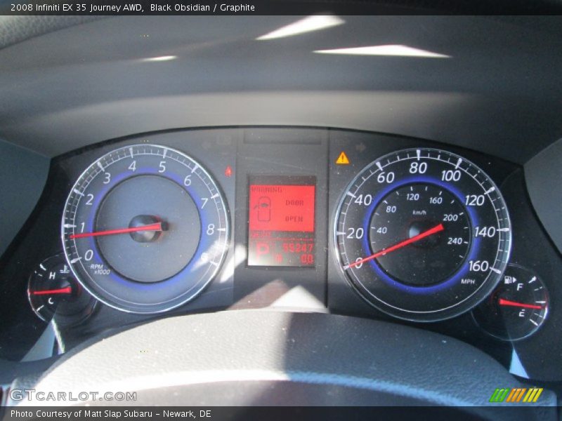 Black Obsidian / Graphite 2008 Infiniti EX 35 Journey AWD