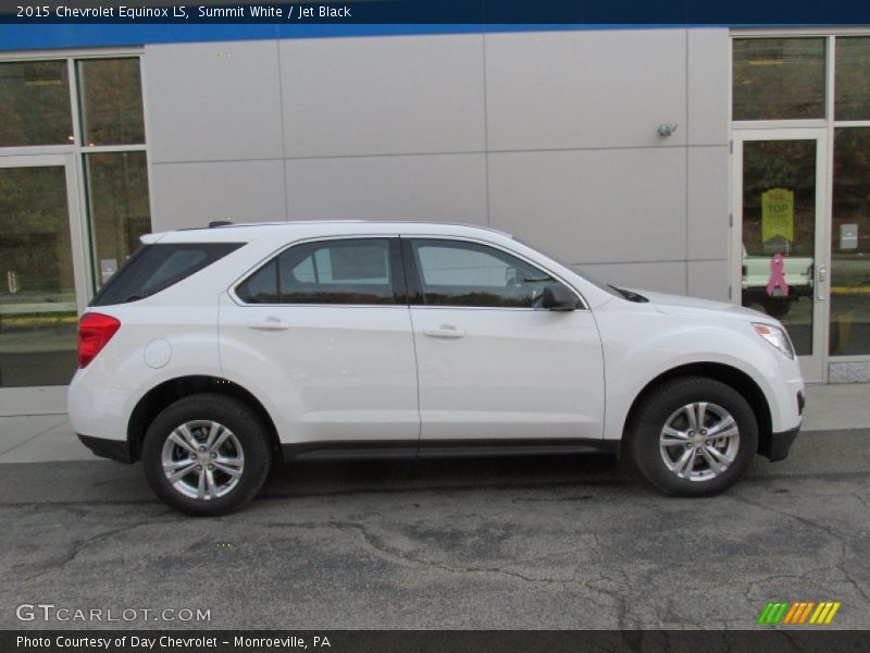 Summit White / Jet Black 2015 Chevrolet Equinox LS