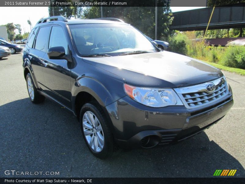 Dark Gray Metallic / Platinum 2011 Subaru Forester 2.5 X Premium