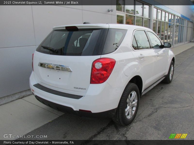 Summit White / Jet Black 2015 Chevrolet Equinox LS