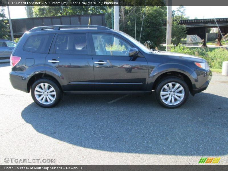 Dark Gray Metallic / Platinum 2011 Subaru Forester 2.5 X Premium