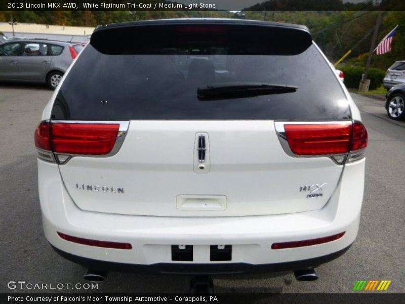 White Platinum Tri-Coat / Medium Light Stone 2013 Lincoln MKX AWD