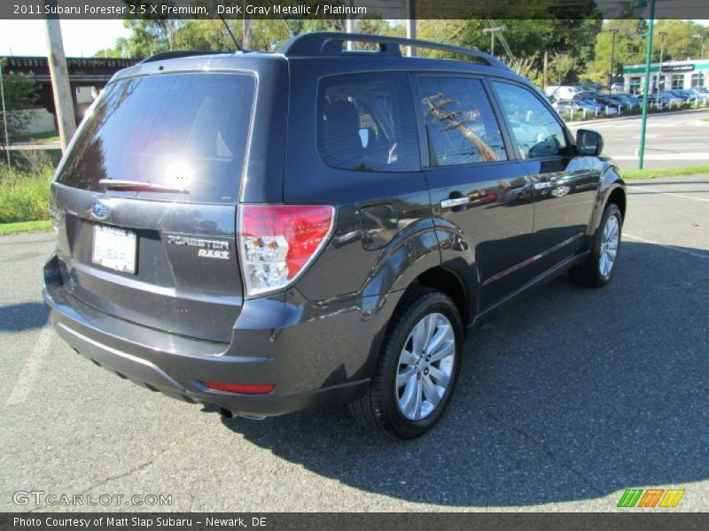 Dark Gray Metallic / Platinum 2011 Subaru Forester 2.5 X Premium