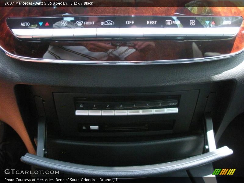 Black / Black 2007 Mercedes-Benz S 550 Sedan