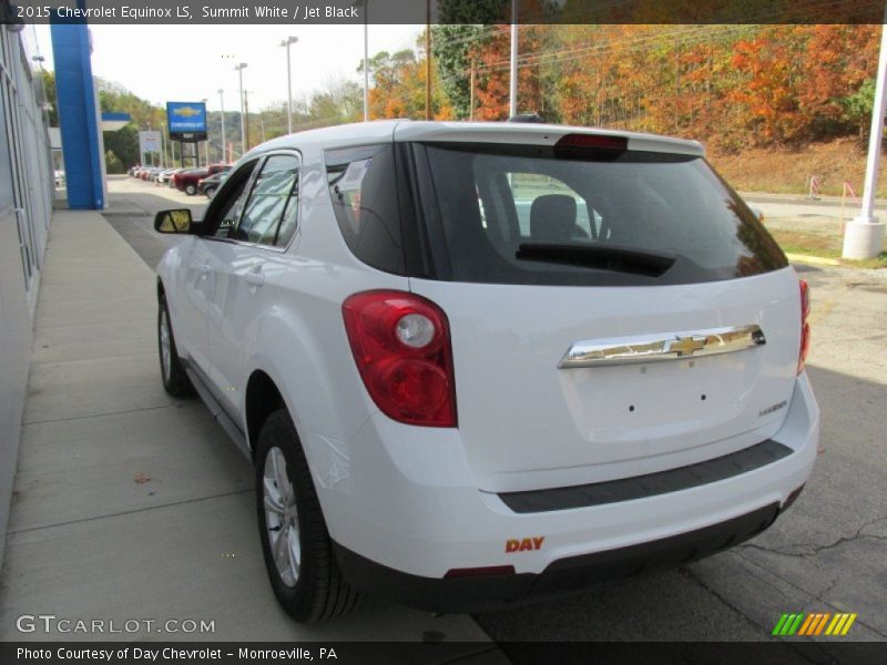 Summit White / Jet Black 2015 Chevrolet Equinox LS