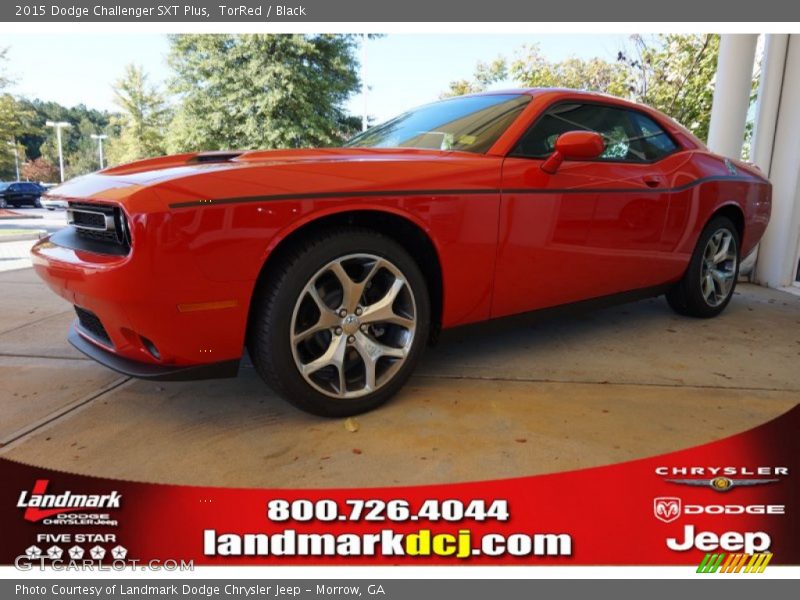 TorRed / Black 2015 Dodge Challenger SXT Plus